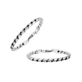 SB-0127-S-6MM Bali Hand Crafted Sterling Silver Chain With Lobster Jewelry Bali Designs Inc 7.5"